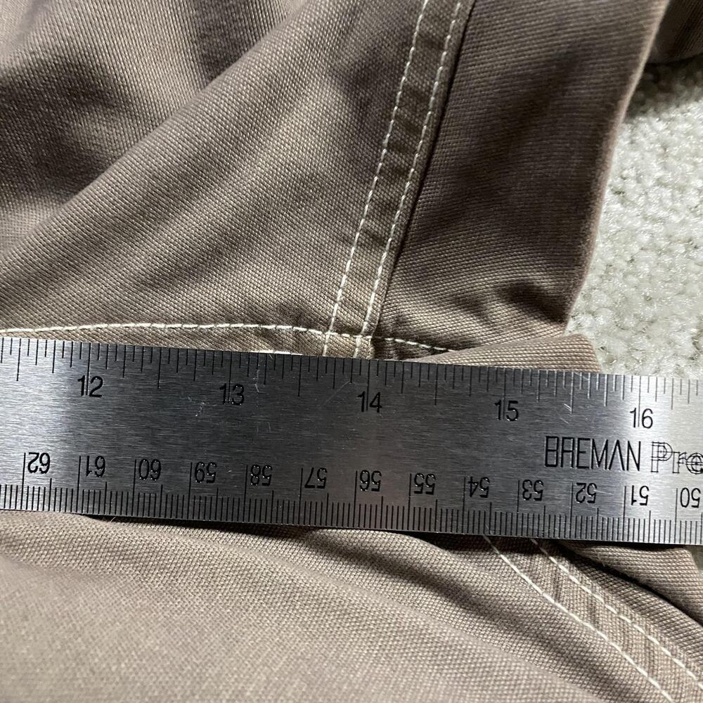 GAP Pants Mens 42 Brown Straight Leg Workwear Twill Chino Field Work Custom Dye - Picture 6 of 9